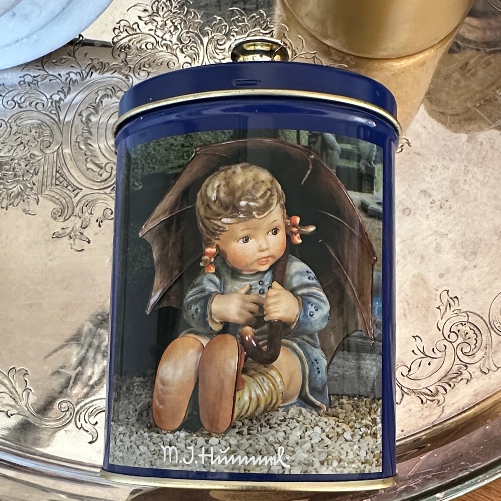 Hummel Gold Decorative Tin
